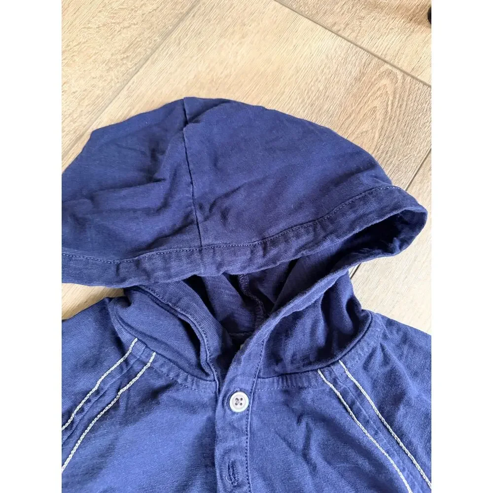 Gymboree Boys' Size 6 Hooded Henley - 100% Cotton Comfort Top